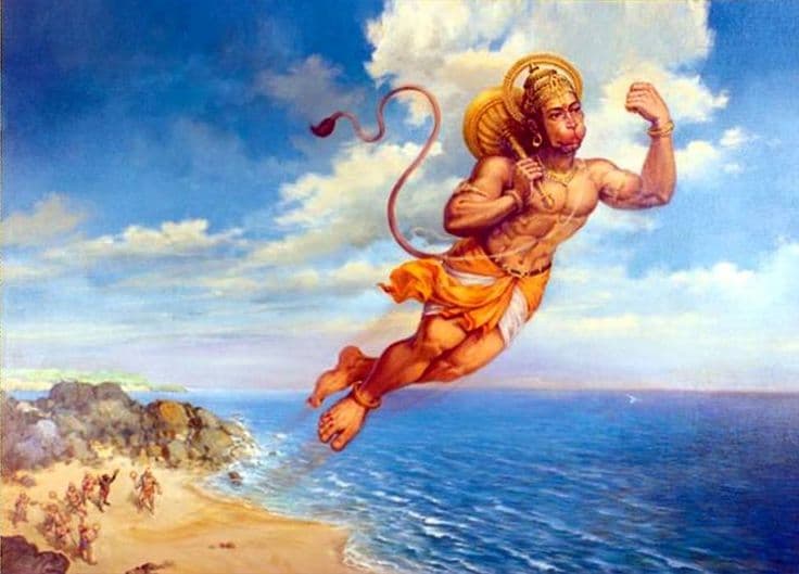 Hanuman’s Leap to Lanka