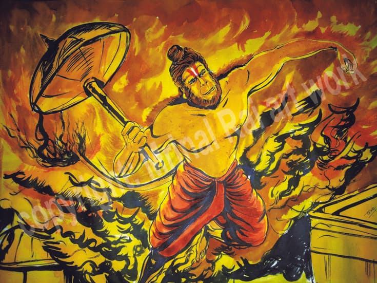 Burning of Lanka